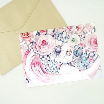 Набор открыток с иллюстрациями Викторовой Оксаны №8, 3 шт., фото 3.