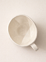Кружка ручной работы «Pause», белая перламутровая, керамика, 350мл, превью фото 3