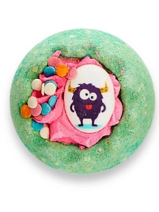 Бомбочка для ванны Boom Shop «Монстрик», зеленая