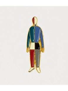 Металлический значок Heart of Moscow «Спортсмены 4» серия Авангард