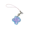 Брелок жемчужный на нити «Сиреневый цветочек», превью фото 1