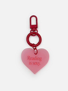 Брелок «Reading is sexy», пластик