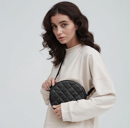Сумка Ranzel Bags «Lima Black», тайвек, чёрная, фото 4.