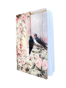 Тетрадь Оксана Викторова «Ласточки», А5, 40 листов, розовый