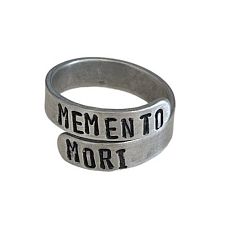 Кольцо металлическое «Memento mori» 17/19