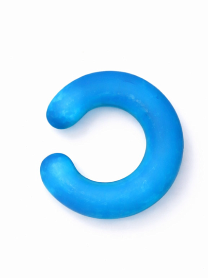 Кафф матовый, стекло, морская волна, фото 1.