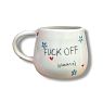Кружка ручной работы «F**k off (please)», керамика, 250 мл, превью фото 1