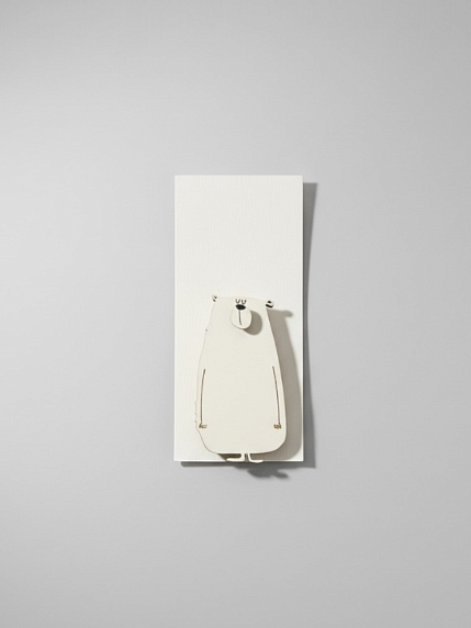 Бирка для подарка на прищепке «Белый медведь», BOE, фото 1.