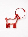 Брелок «Козочка», символ года 2027, красный, 6 см, превью фото 2