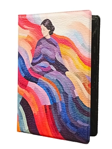 Обложка на паспорт DARI DARI с абстракцией «Девушка», искусственная кожа