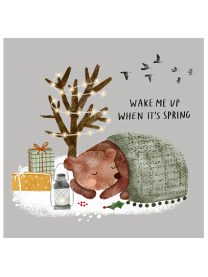 3D Стикер на телефон «Спящий мишка», фото 1.