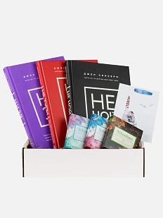 Большой подарочный набор с книгами «Не ной», «Ни Зя», «Не тупи» и шоколадом