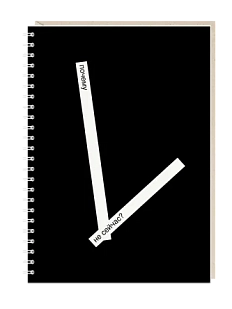 Ежедневник Mitrozhe «Почему не сейчас», А5, черный