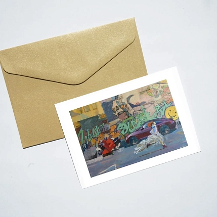 Открытка Василий Аникин «Один обычный день в Санкт-Петербурге», А6, фото 2.