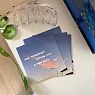 Открытка квадратная «Мир», голубая, 10 х 10 см, превью фото 1