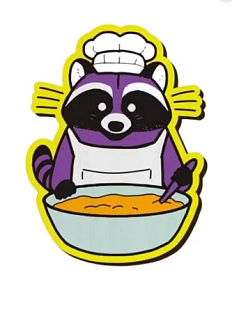 Значок WAF WAF «Енот-повар»