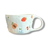 Кружка ручной работы «Клубника, персики и цветы», керамика, 300 мл, превью фото 1