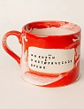Кружка ручной работы Тата вытворяет/NF ceramics «Мы живем в исто/ерическое время», керамика, 500 мл, превью фото 1