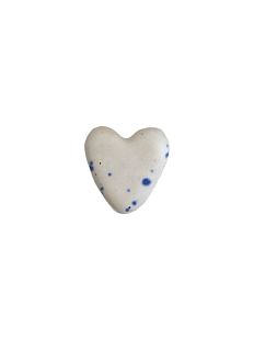 Брошь ручной работы «Сердце в точку», Partala ceramics
