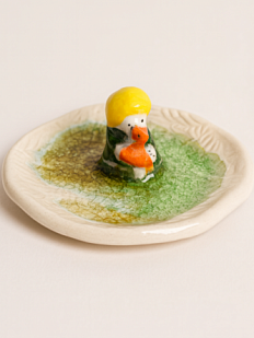 Подставка для украшений ручной работы «Маленький принц», керамика