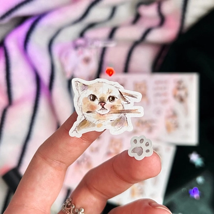 Мини-стикерпак «Котята», фото 5.