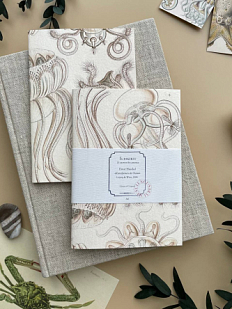 Блокнот «Narcomedusae», А6, бежевый