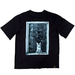 Оверсайз футболка М3 х Barking Store, 3XL, чёрный