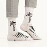 Носки «Зебра это зебра», р-р 42-46, белые, превью фото 1