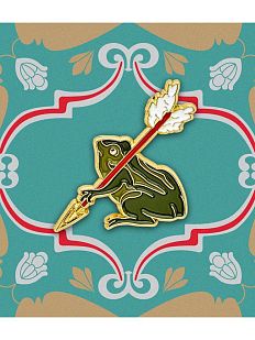 Металлический значок «Царевна-лягушка»