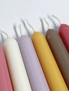 Свеча ручной работы «Классика», жёлтый