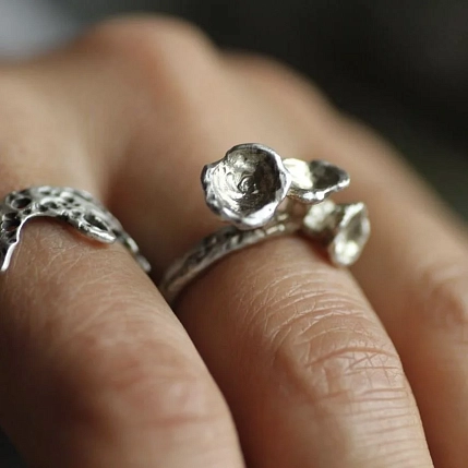 Кольцо из нейзильбера «Грибы», фото 7.