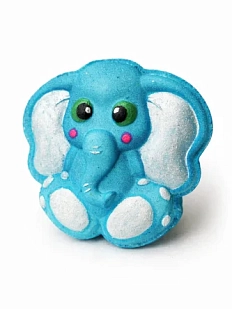 Бомбочка для ванны Nyash Nyash «Слоник», голубая
