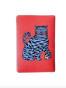 Картхолдер Валя Карнавалова «Синий тигр», двусторонний, ПВХ