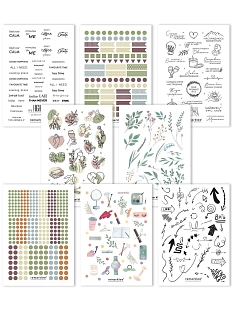 Набор стикерпаков 8 шт. «Прозрачный»