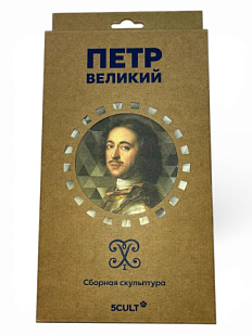 Картонный конструктор 3D «Пётр I», микро