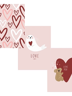 Набор открыток DARI DARI для любимых №1, 3шт.