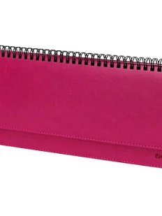 Планинг настольный недатированный BRAUBERG "Rainbow", розовый