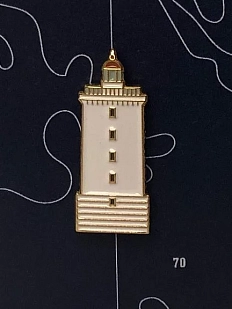 Значок эмалированный «Маяк Толбухин»