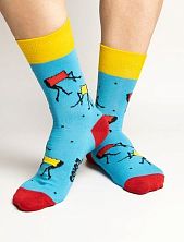 Носки «Индикатор с планеты Блук», р-р 38-41, голубые