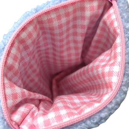 Мини-кошелёк ручной работы АМИ (Ami lé sac), голубой барашек, фото 2.