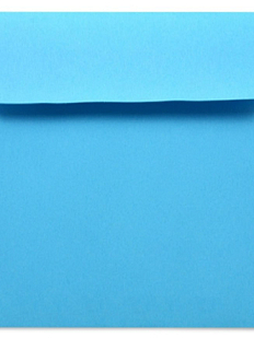 Конверт голубой квадратный 16 × 16 см