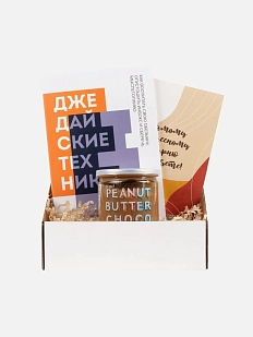 Подарочный набор с книгой «Джедайские техники» и арахисовой пастой