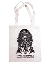 Сумка шоппер Barking Store «Все люди должны служить», белый