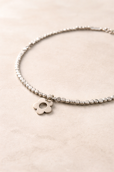 Чокер из блестящего гематита с подвеской Migette, в ассортименте, фото 8.