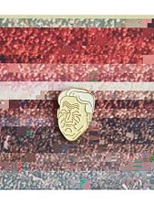 Металлический значок Heart of Moscow «Ельцин» серия 90-е