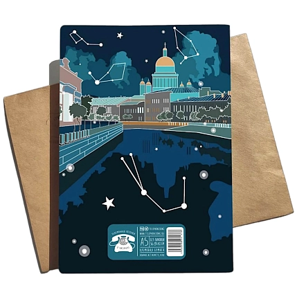 Тетрадь нелинованная «Питер. Созвездия», А5, фото 4.