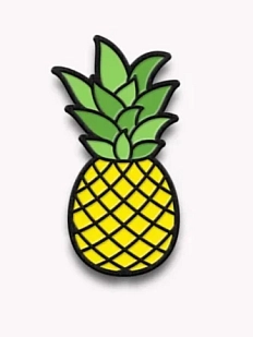 Металлический пин WAF WAF «Спелый ананас»