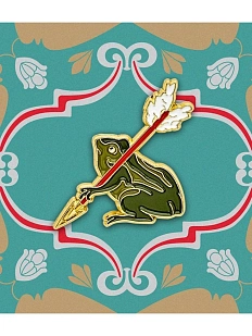 Металлический значок Heart of Moscow «Царевна-лягушка» серия Сказки