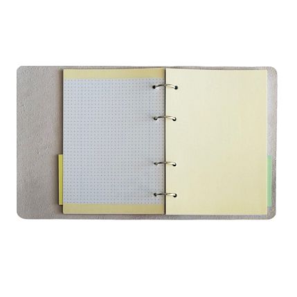 Ежедневник-органайзер в кожаной обложке «T-book», голубой , фото 16.