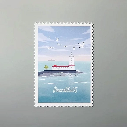 Открытка Подписные изделия «Марка. Кронштадт», фото 2.